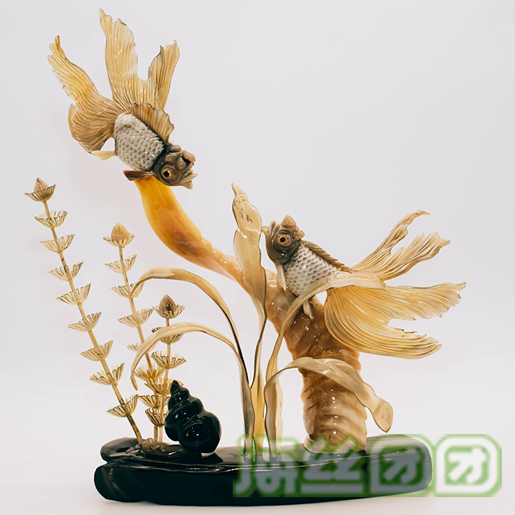 中國工藝美術大師/白耀華大師工藝/雙魚螺影圖